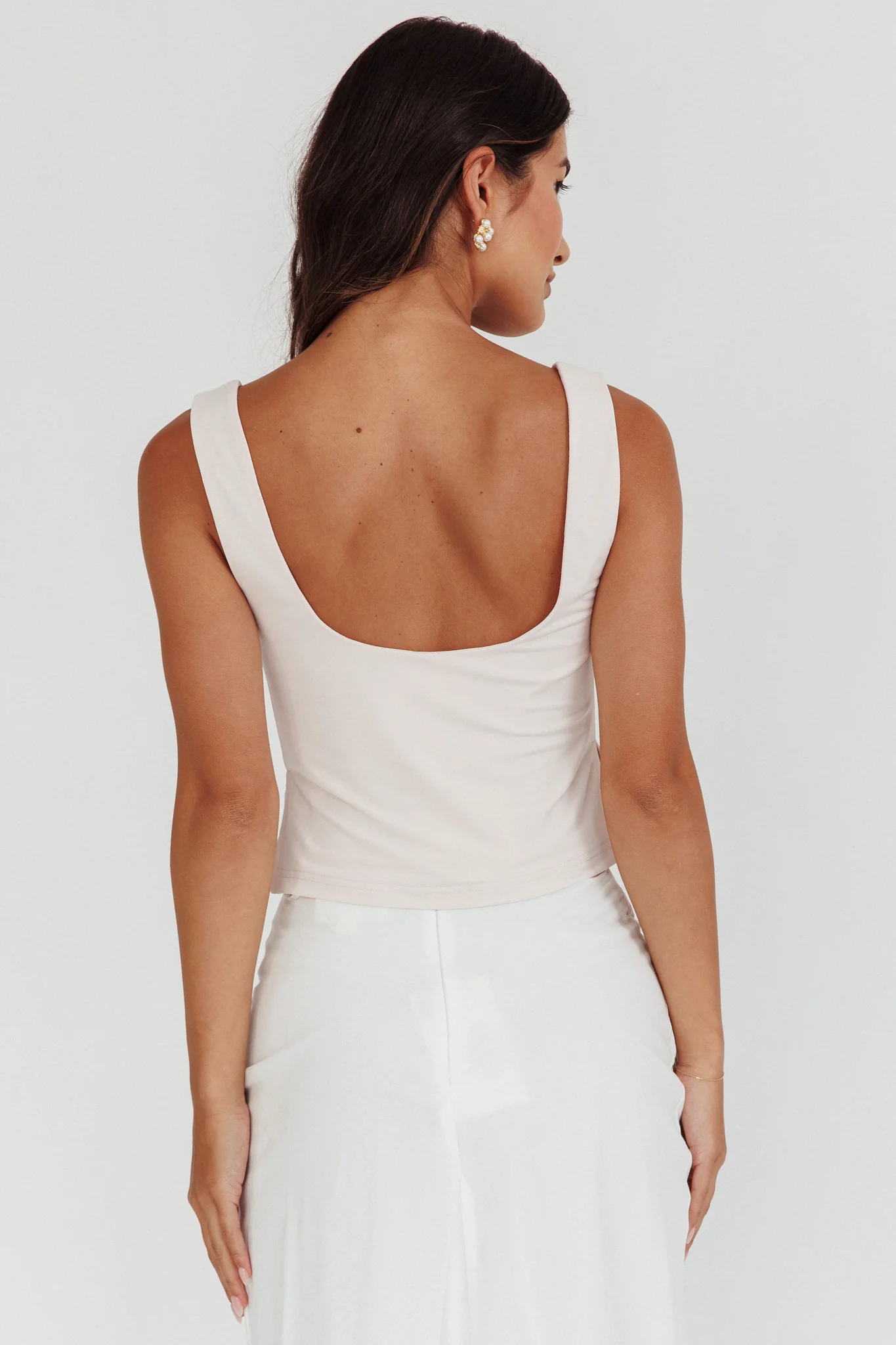 Tricia Pintuck Bust Top Bone - Ruaus