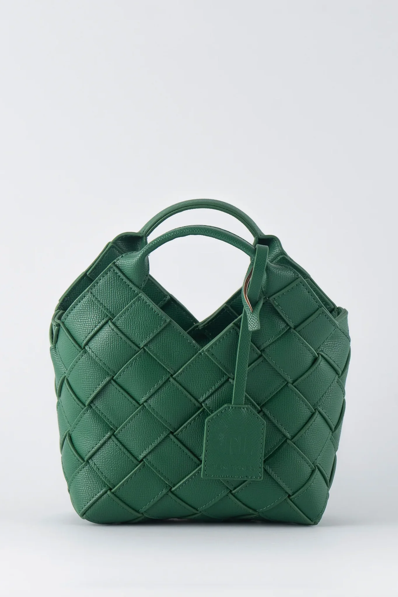 TEN TONES Clementine Woven Mini Tote Green - Ruaus