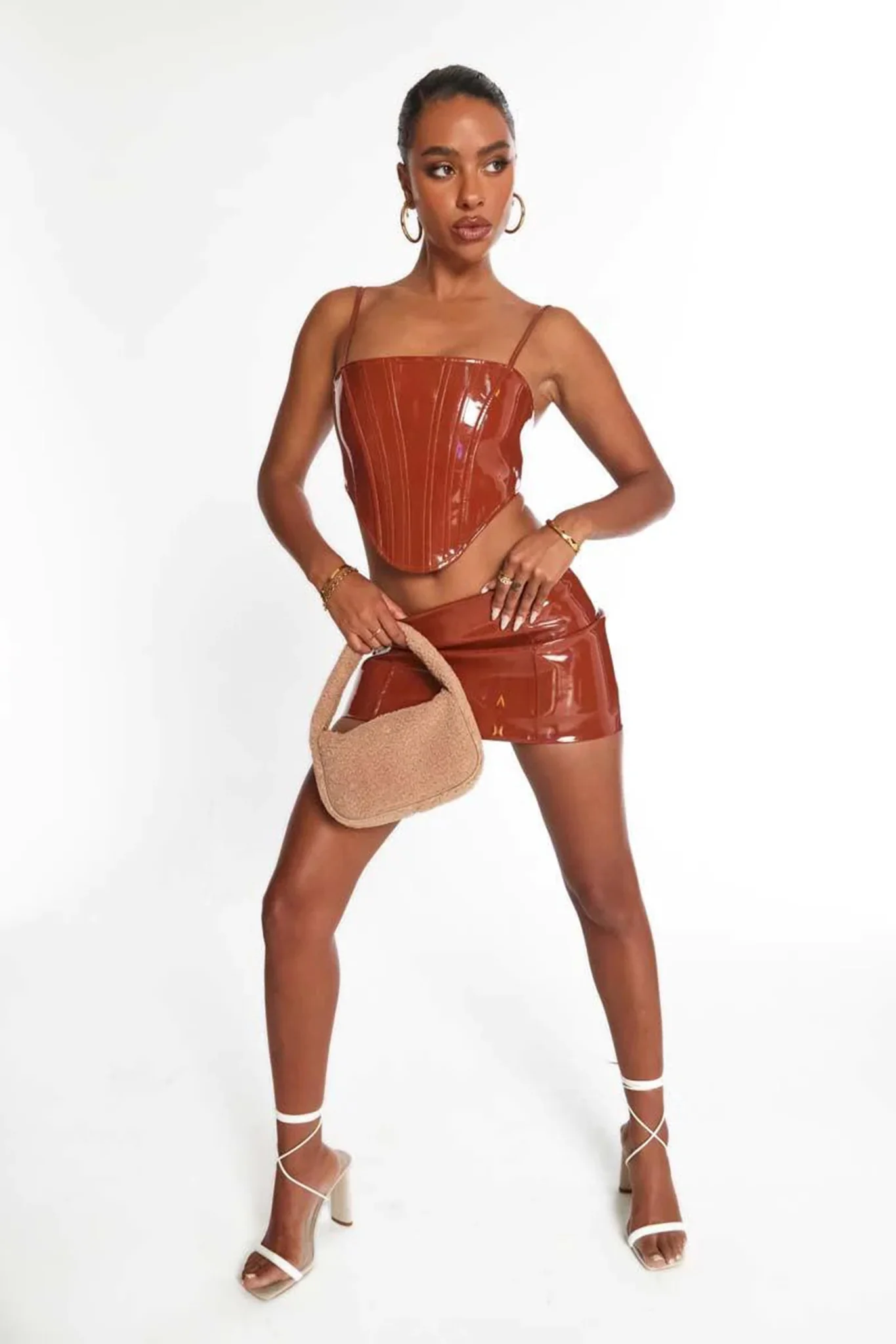 Peta And Jain Bristol Teddy Shoulder Bag Nude - Ruaus