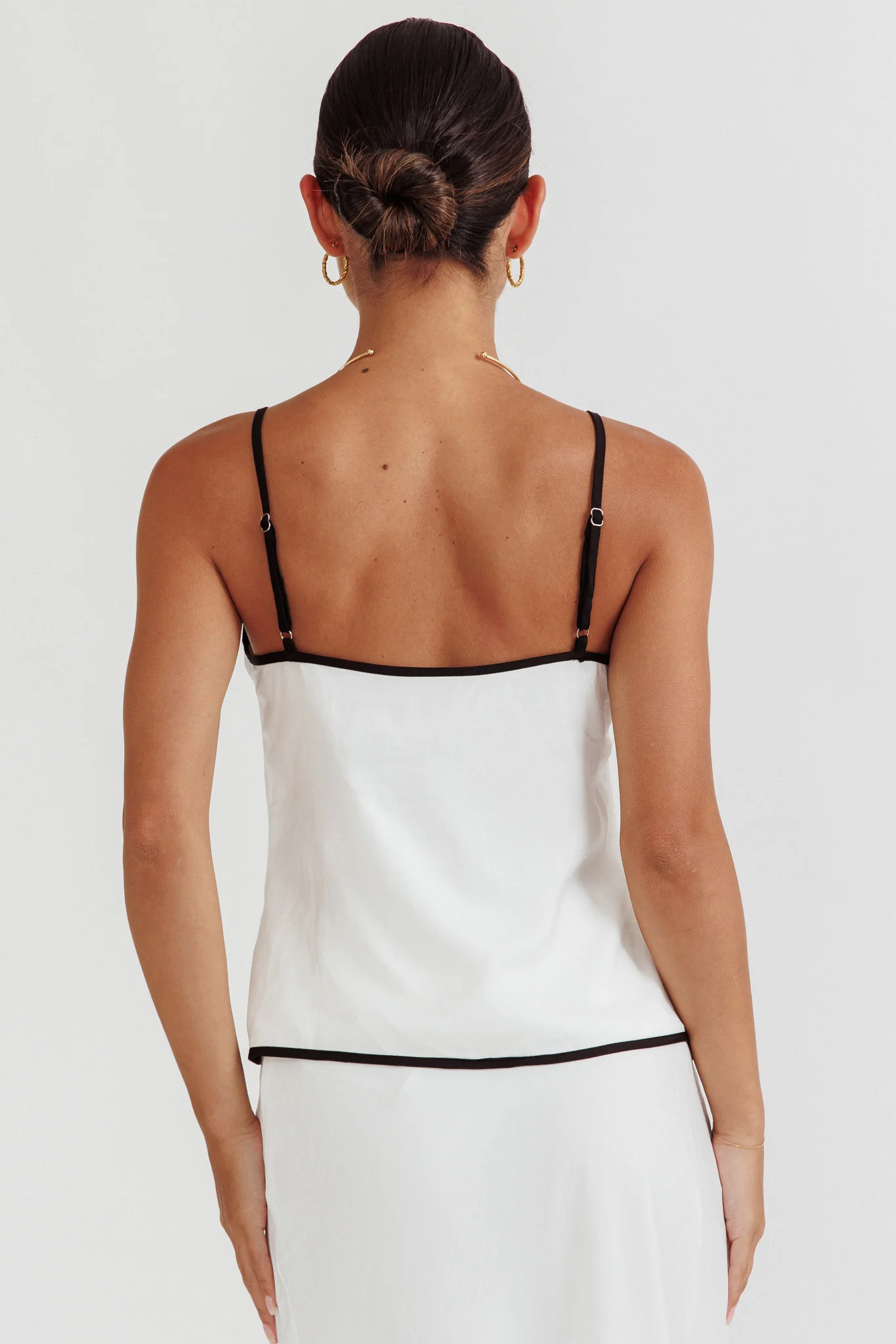 Only One Tie Front Top White - Ruaus