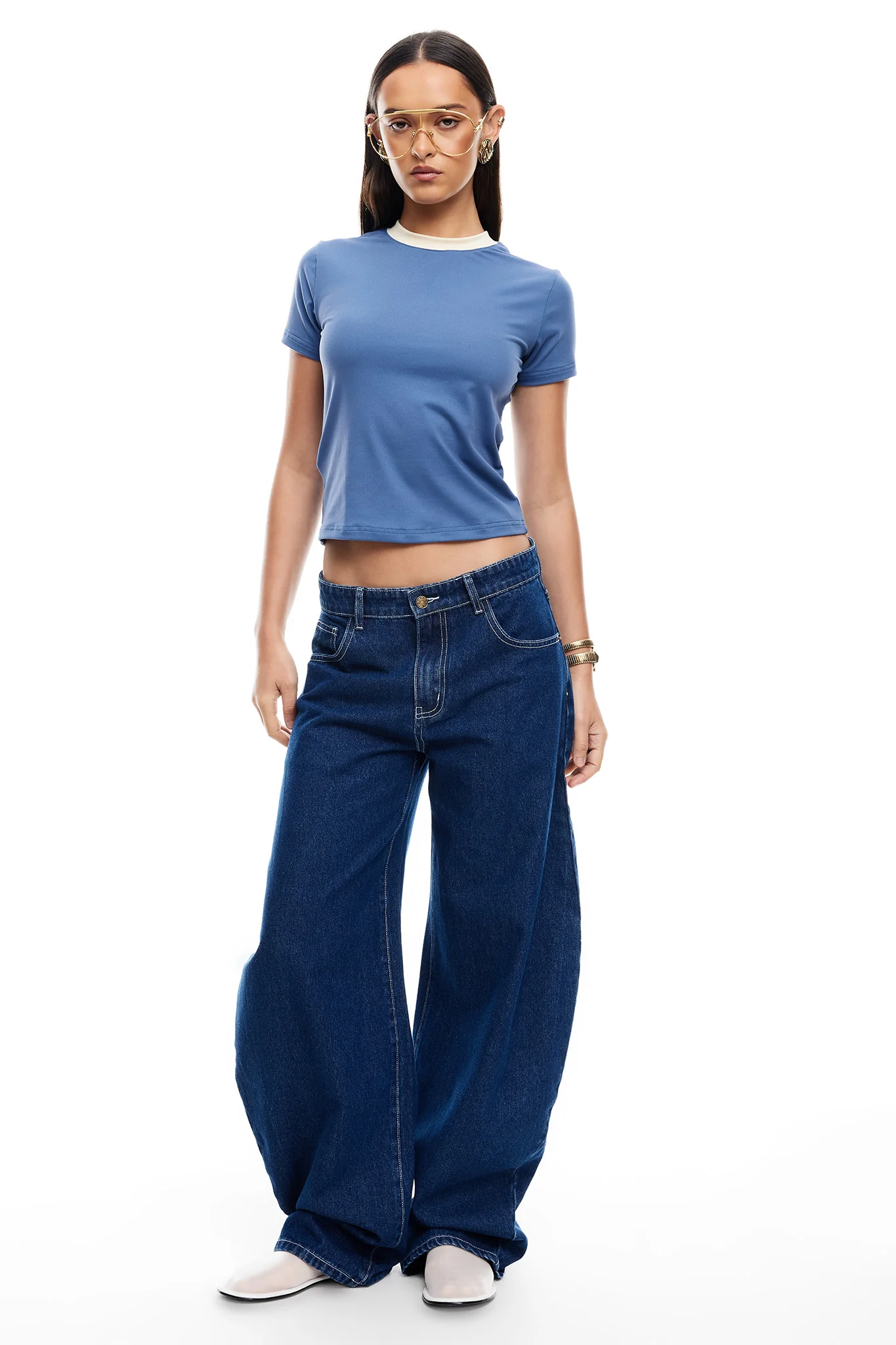 LIONESS Horseshoe Jeans Dark Denim - Ruaus