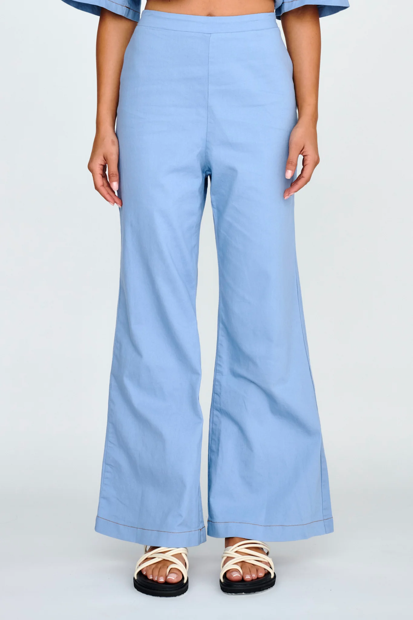 Light Aura Long Pants Denim Blue - Ruaus