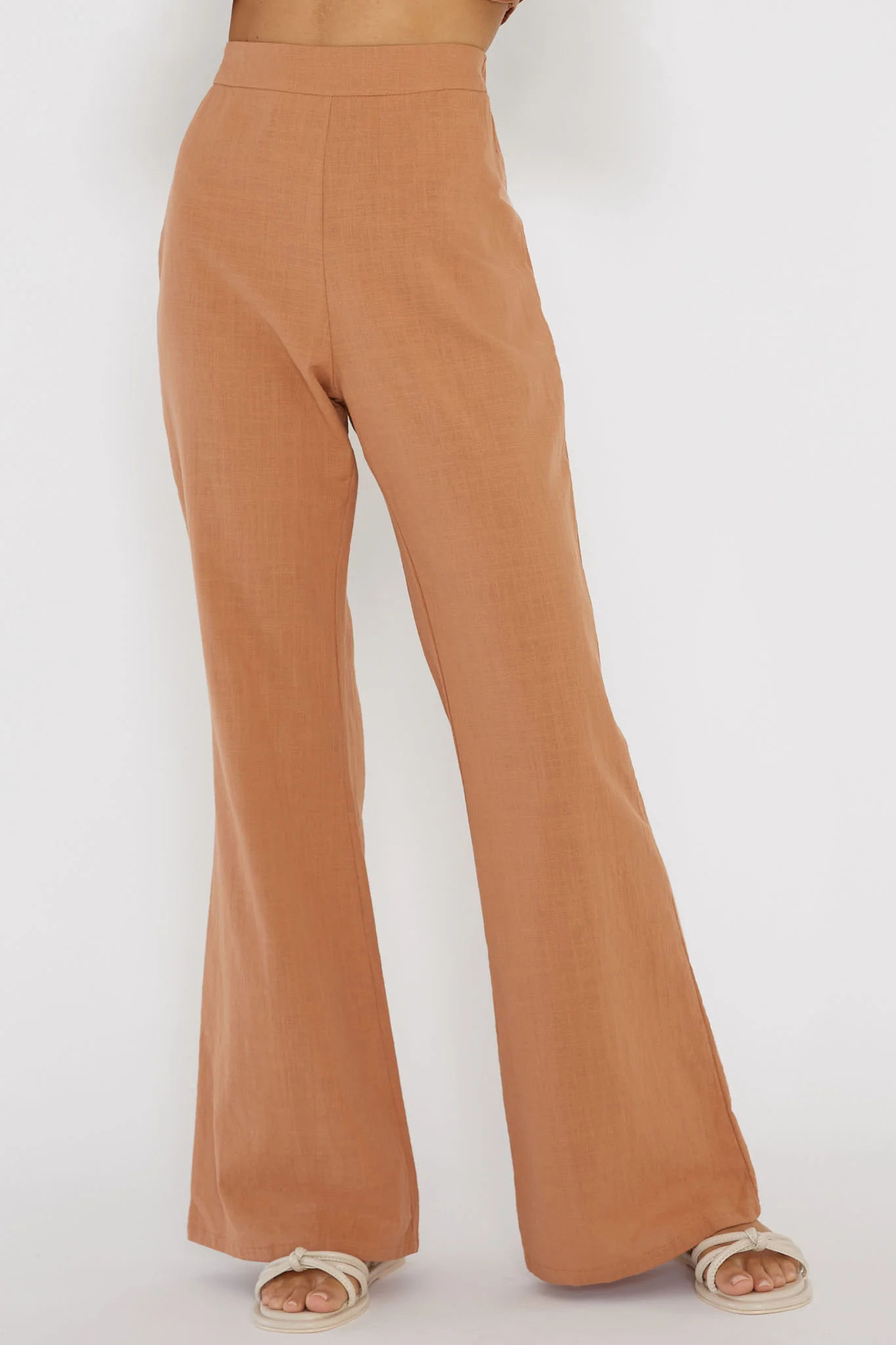 Freestyle Flared Pants Sand - Ruaus