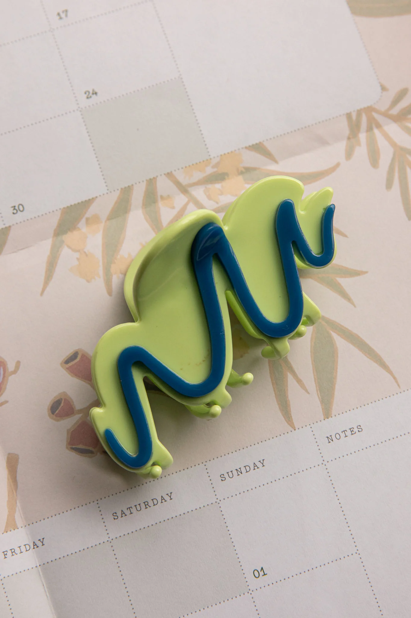 Cloudy Hair Clip Green - Ruaus
