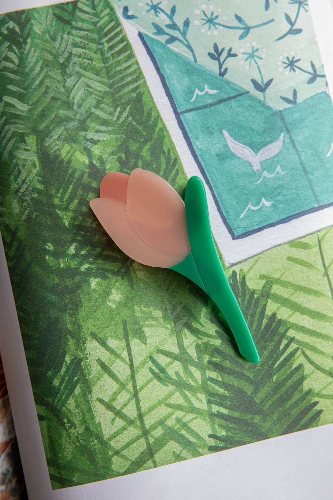 Tulip Hair Clip Flower - Ruaus