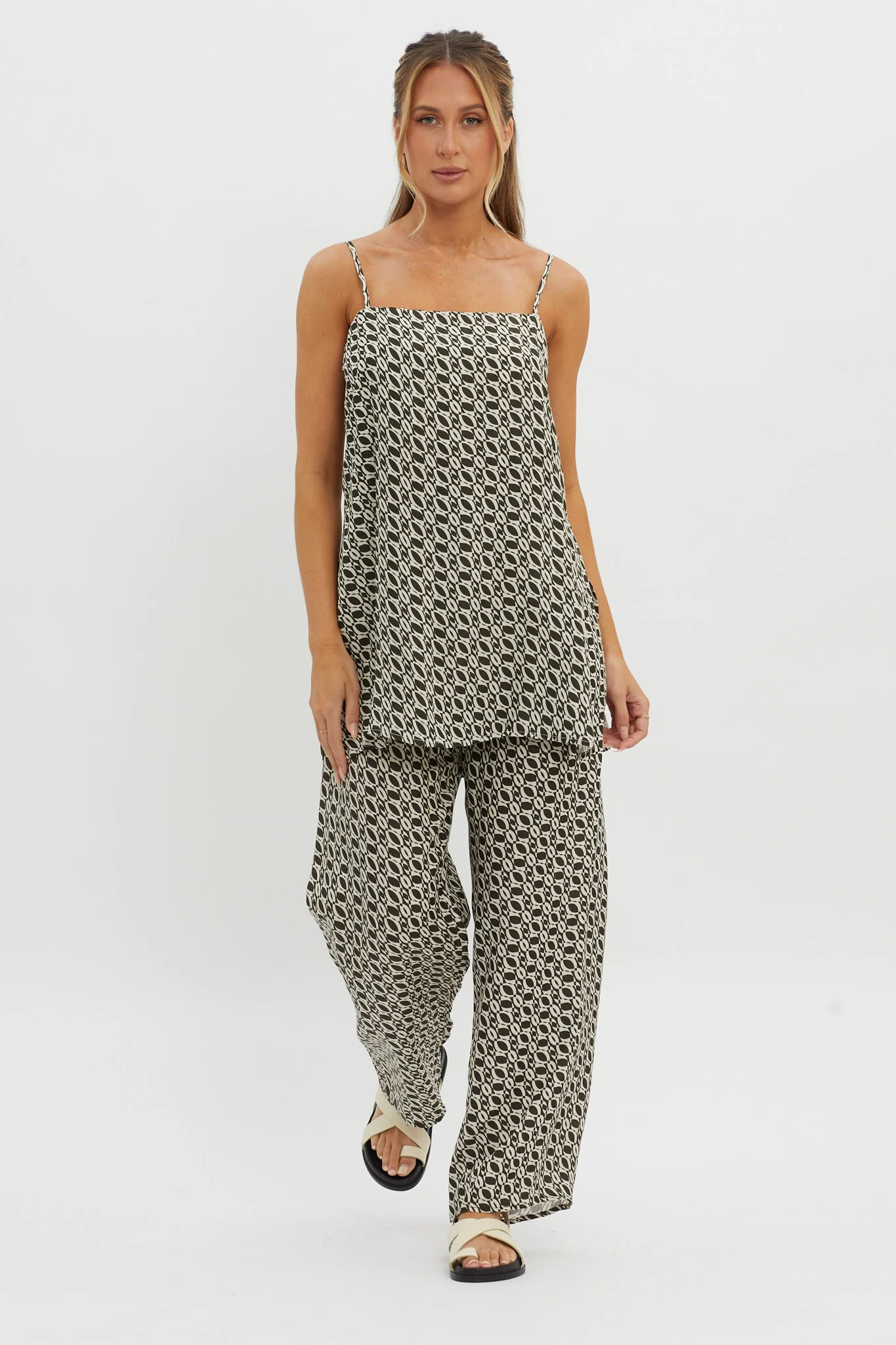 Avenue Drawstring Pants Print Solna - Ruaus