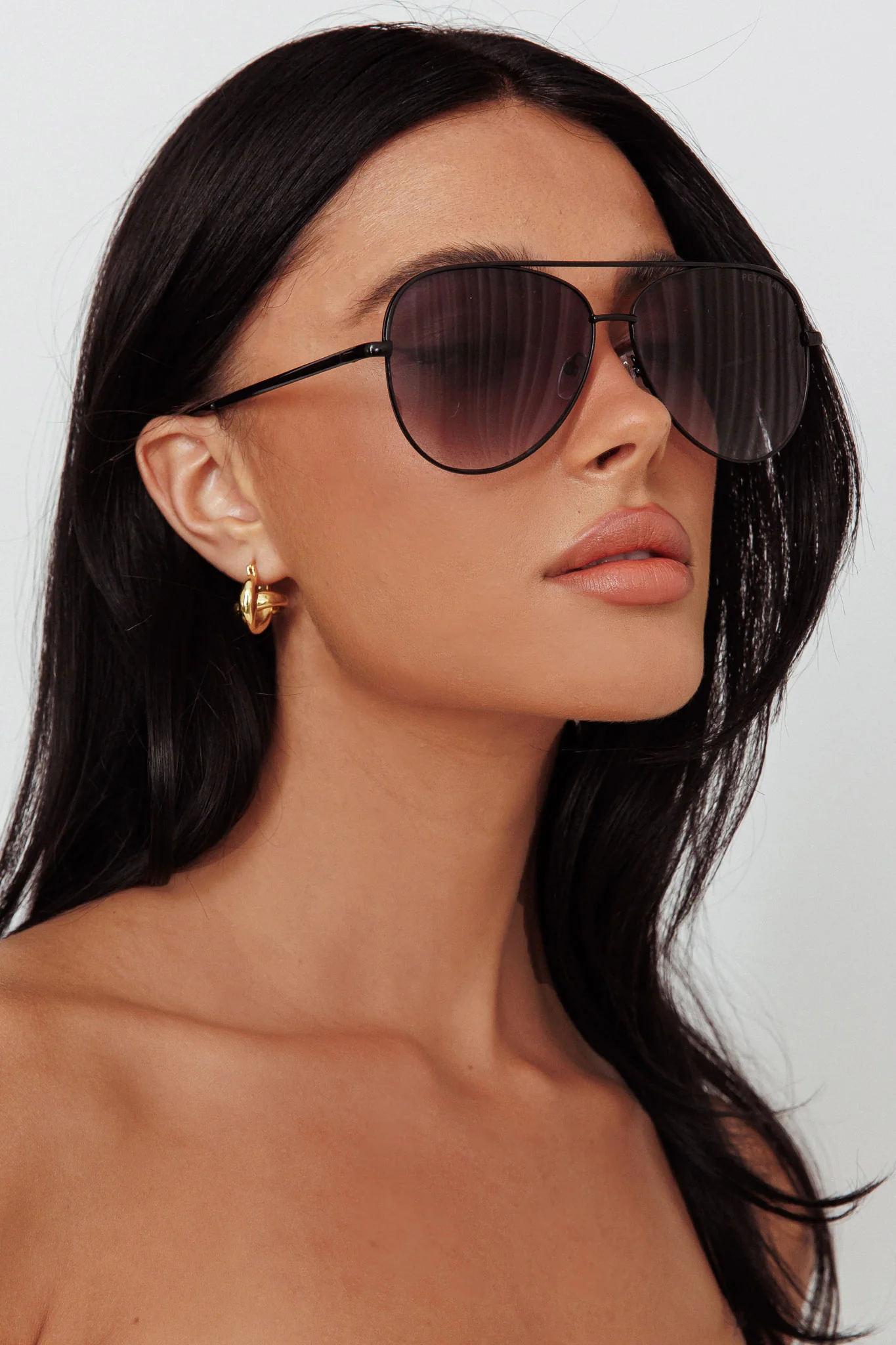 Peta And Jain Franki Sunglasses Black - Ruaus