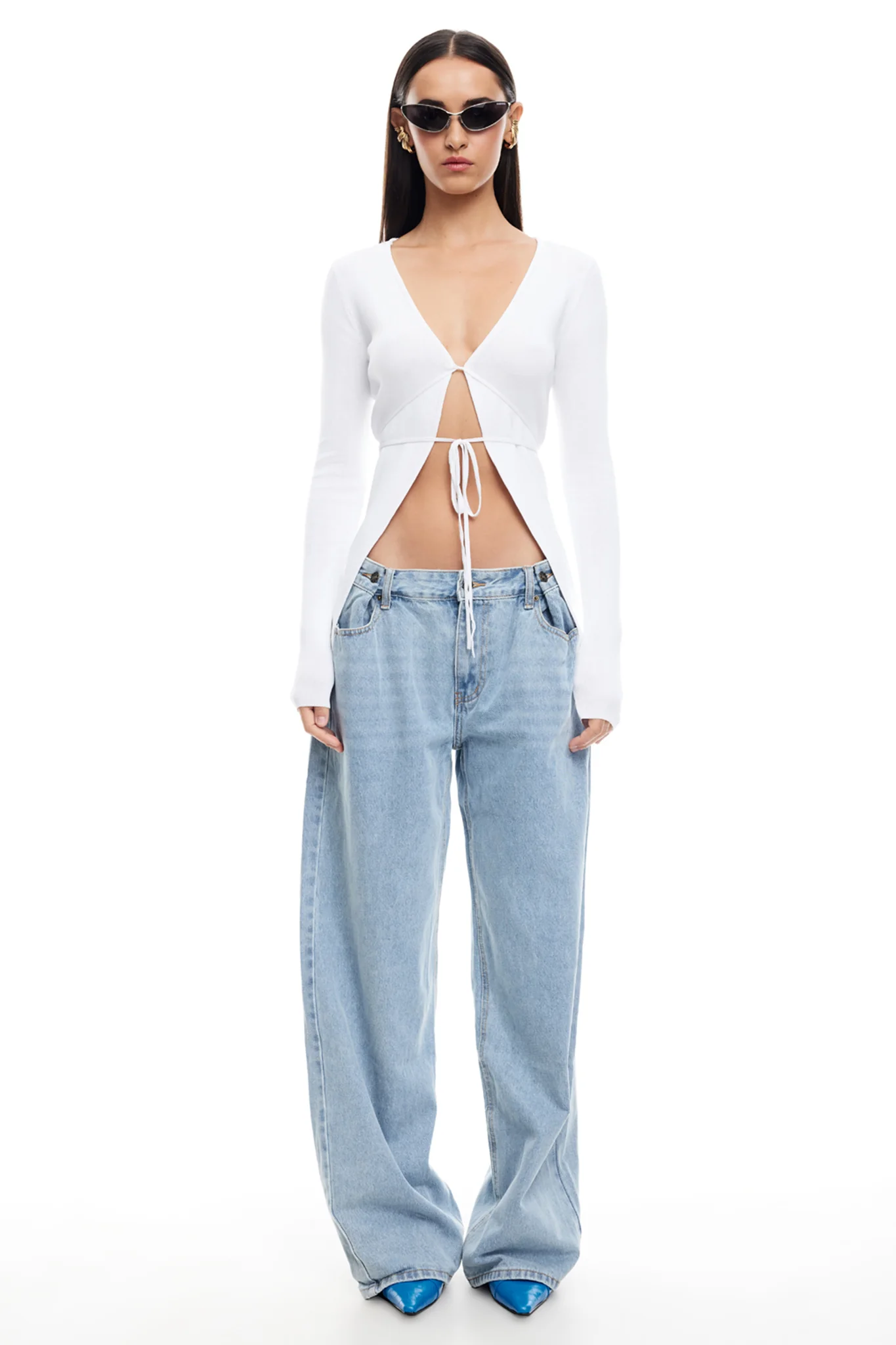 LIONESS She's All That Jeans Washed Blue - Ruaus