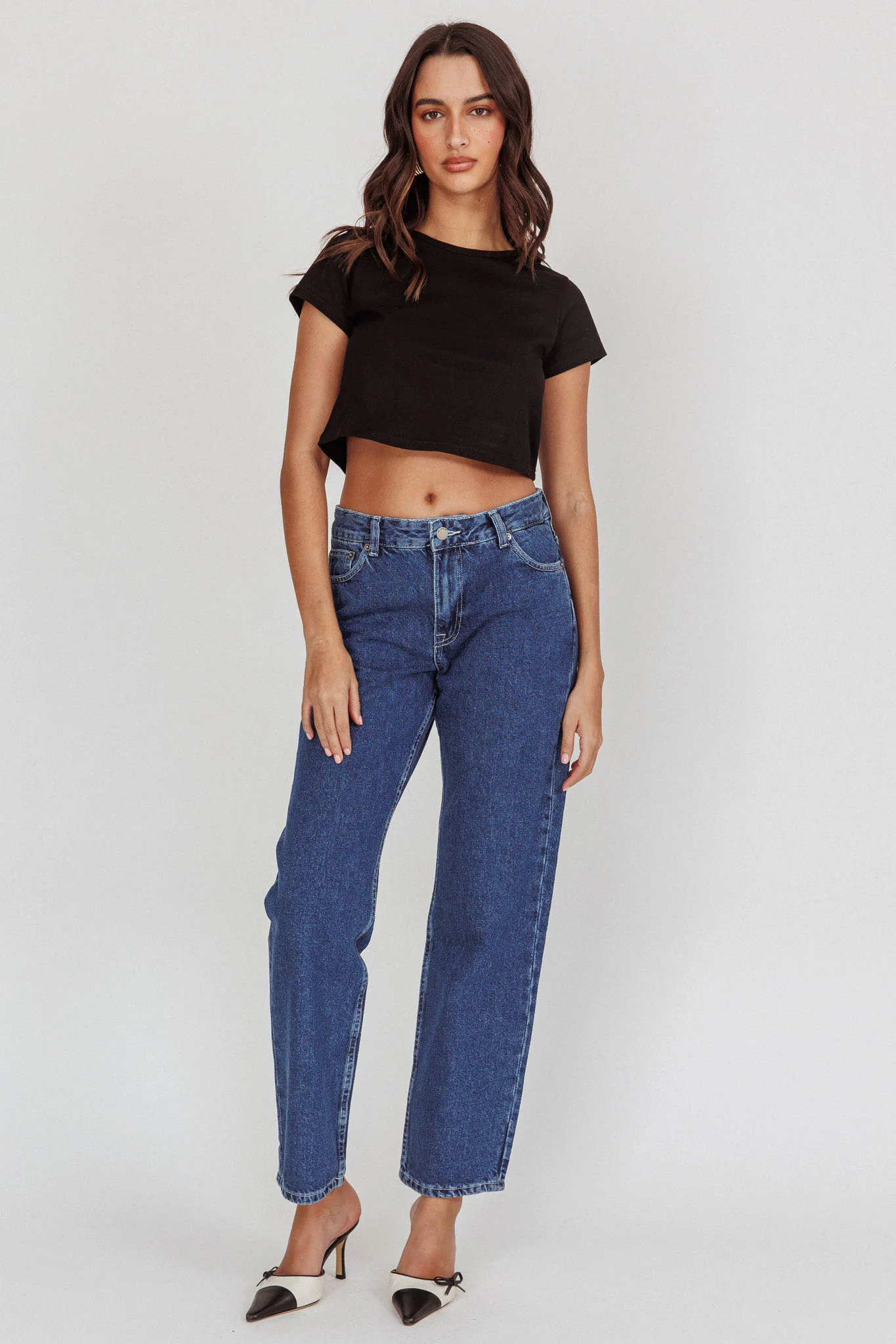 DR DENIM Arch Straight Jeans Pebble Mid Stone - Ruaus