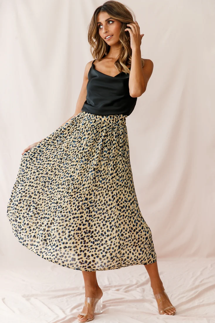 Xanadu Cowl Neck Cami Top Black - Ruaus