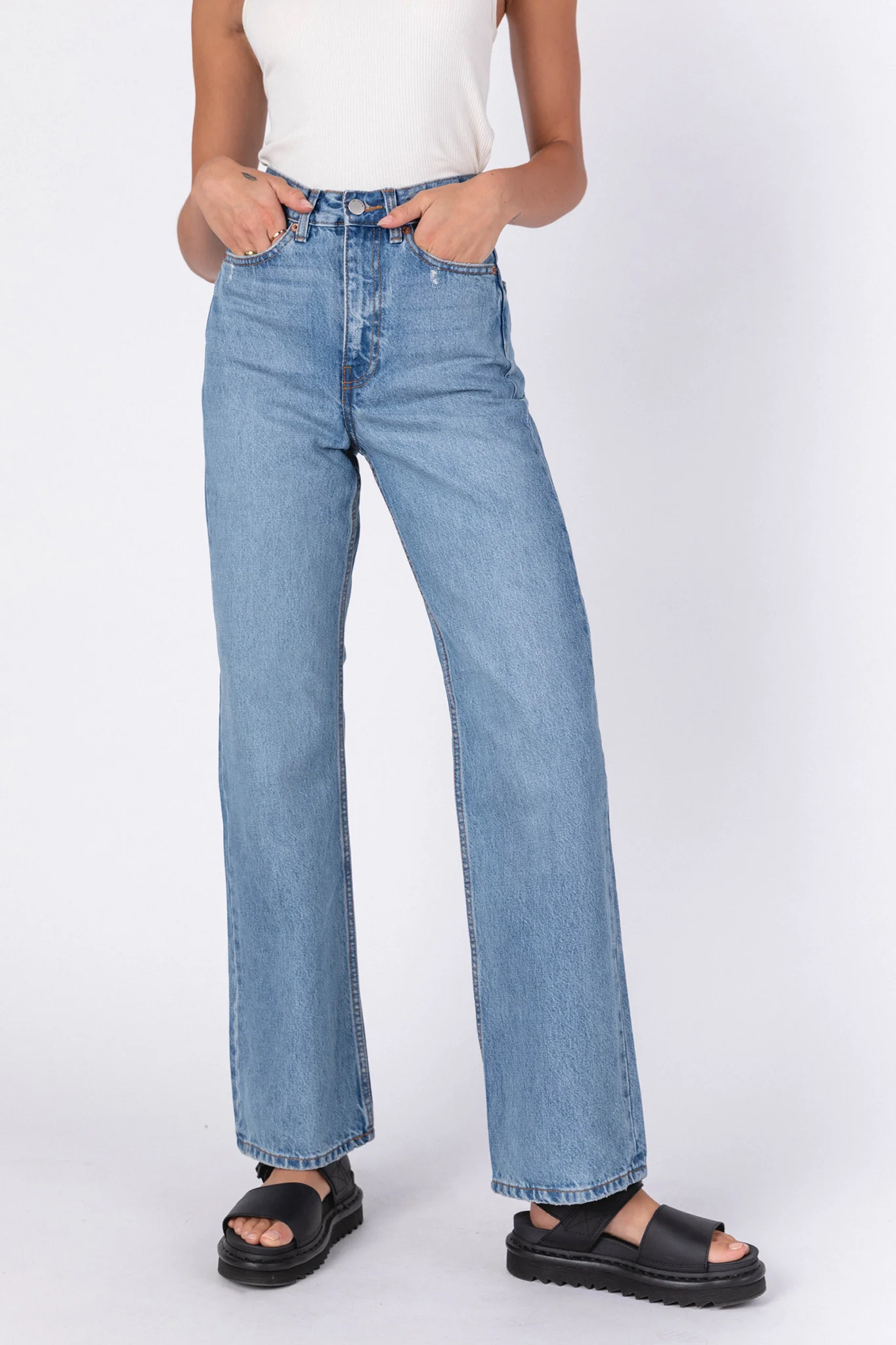 DR DENIM Echo Jeans Blue Jay - Ruaus