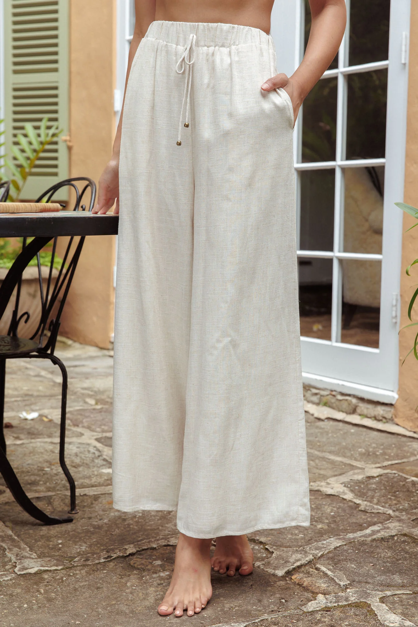 Bondi Side Pocket Pants Oat - Ruaus