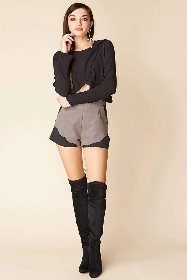 Judith Zip Top Black - Ruaus