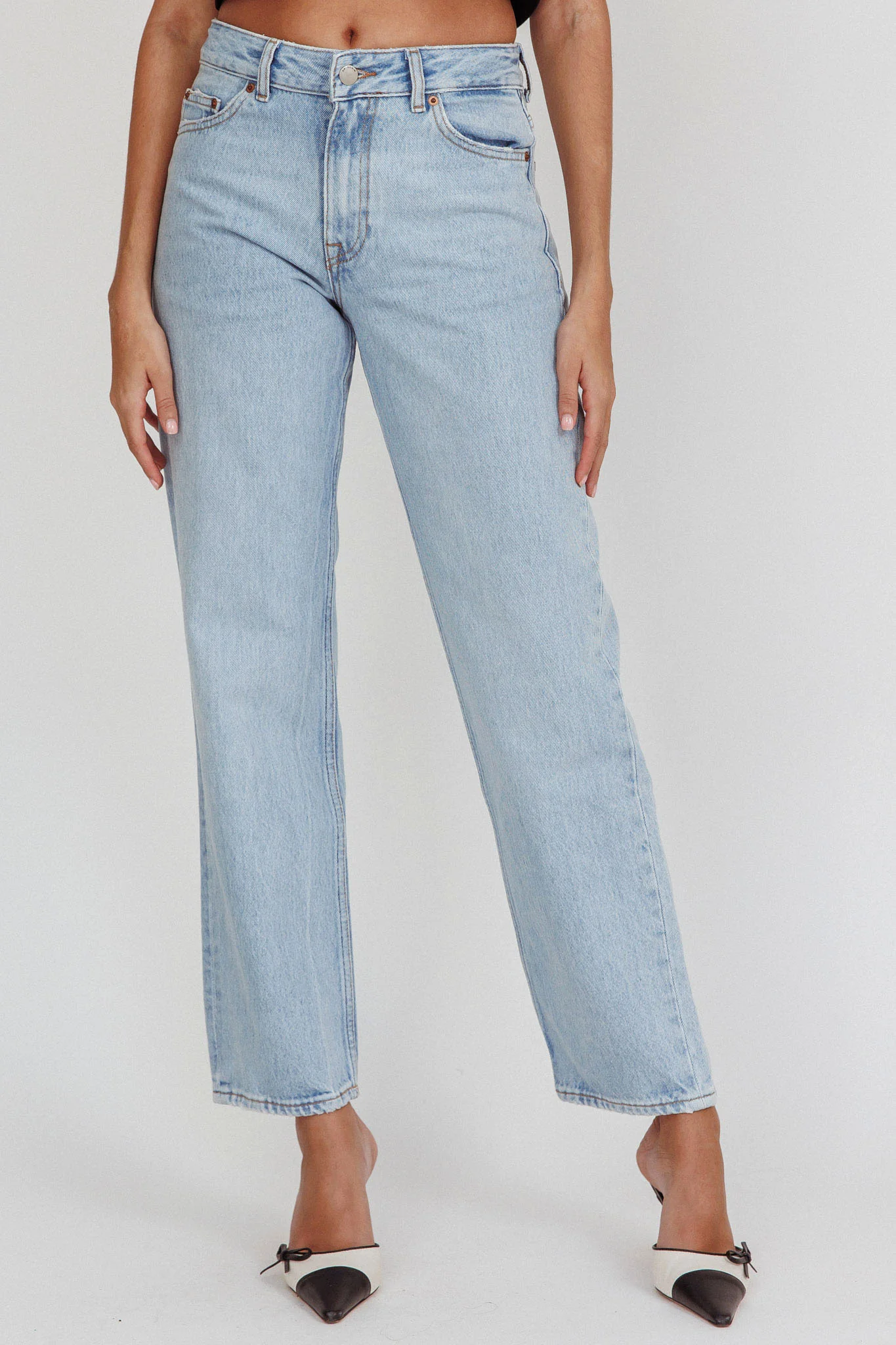 DR DENIM Arch Straight Jeans Stream Light Used - Ruaus