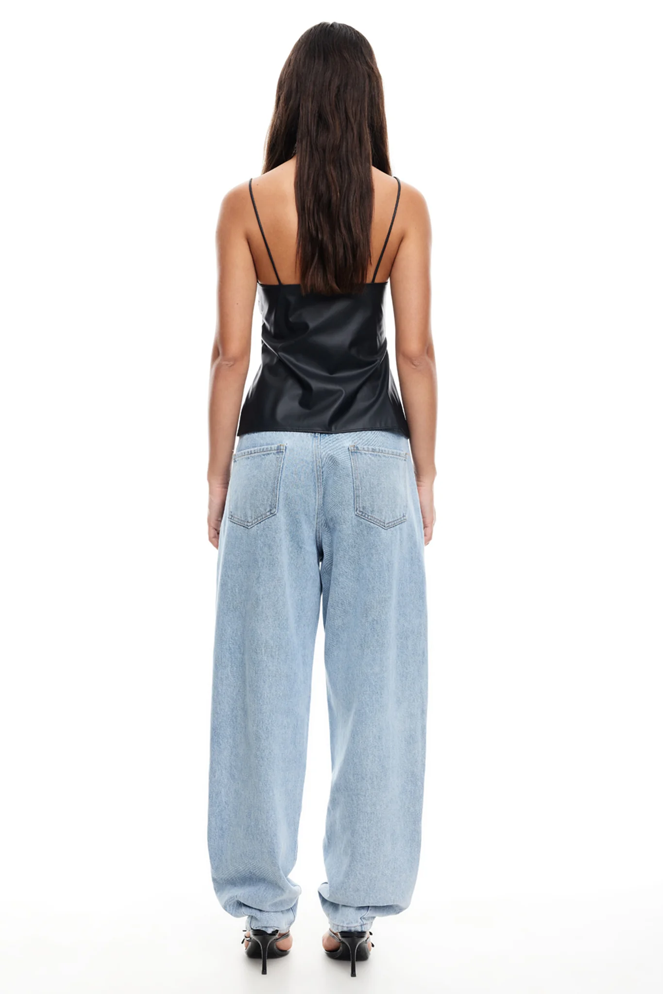 LIONESS Mariah Cami Top Onyx - Ruaus