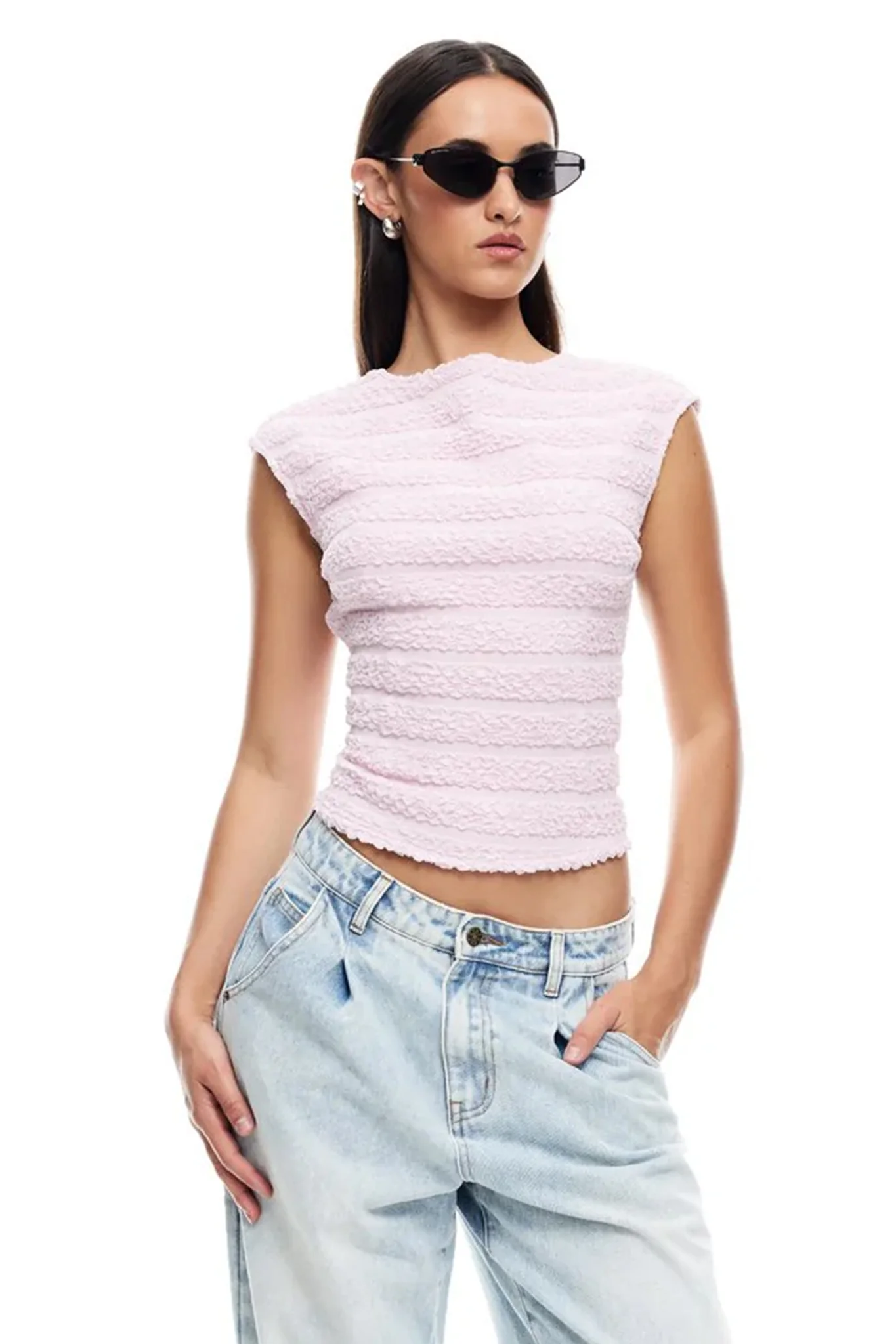 LIONESS Uno Tie Top Blush - Ruaus