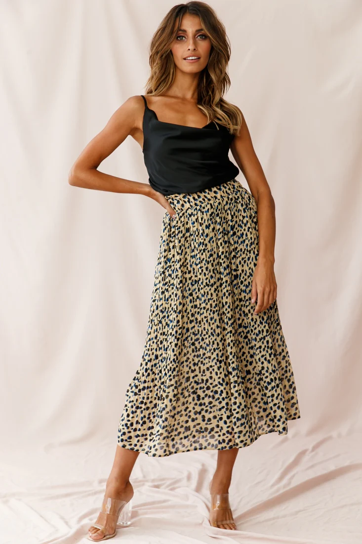 Xanadu Cowl Neck Cami Top Black - Ruaus