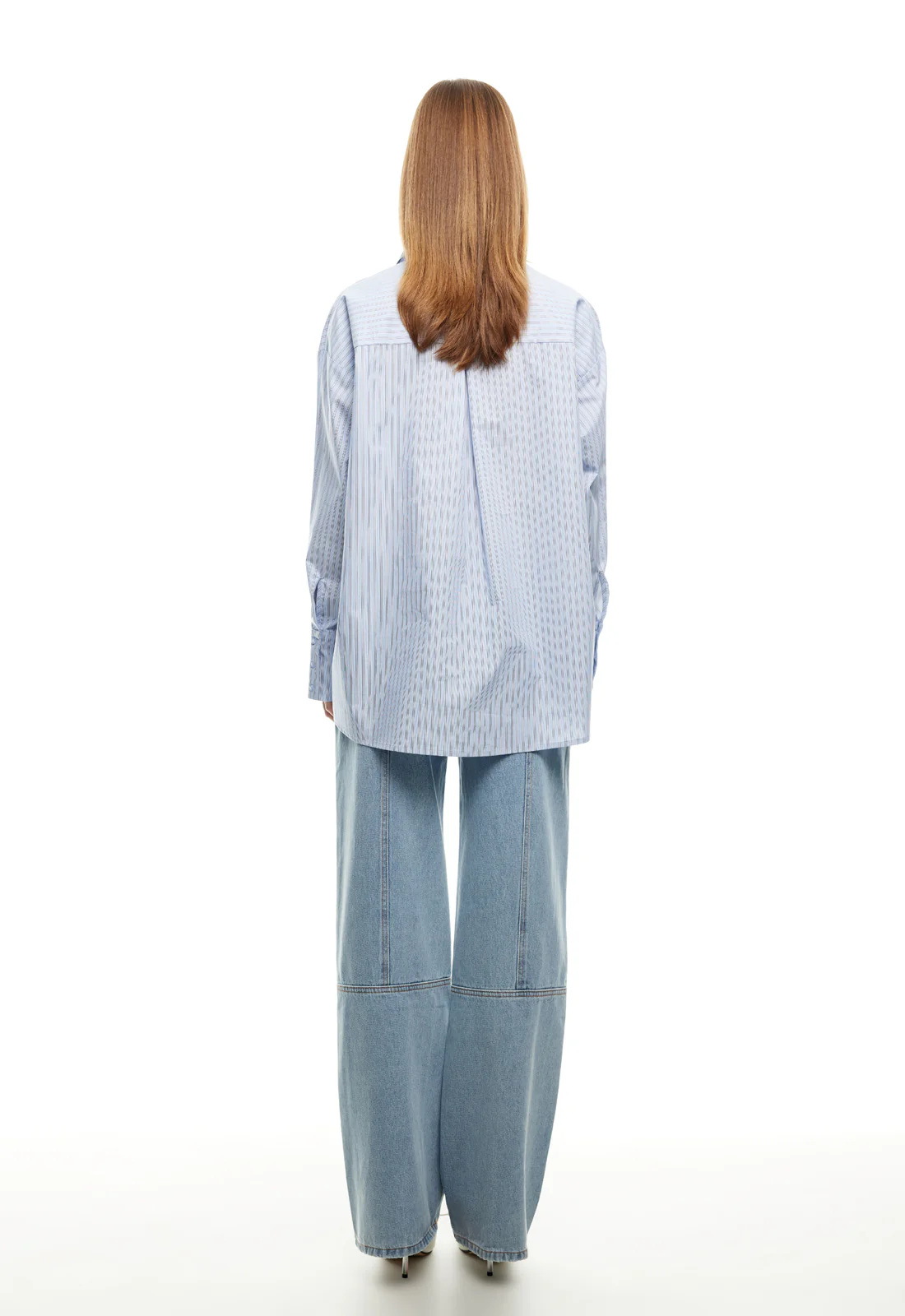 LIONESS Boyfriend Shirt Blue - Ruaus