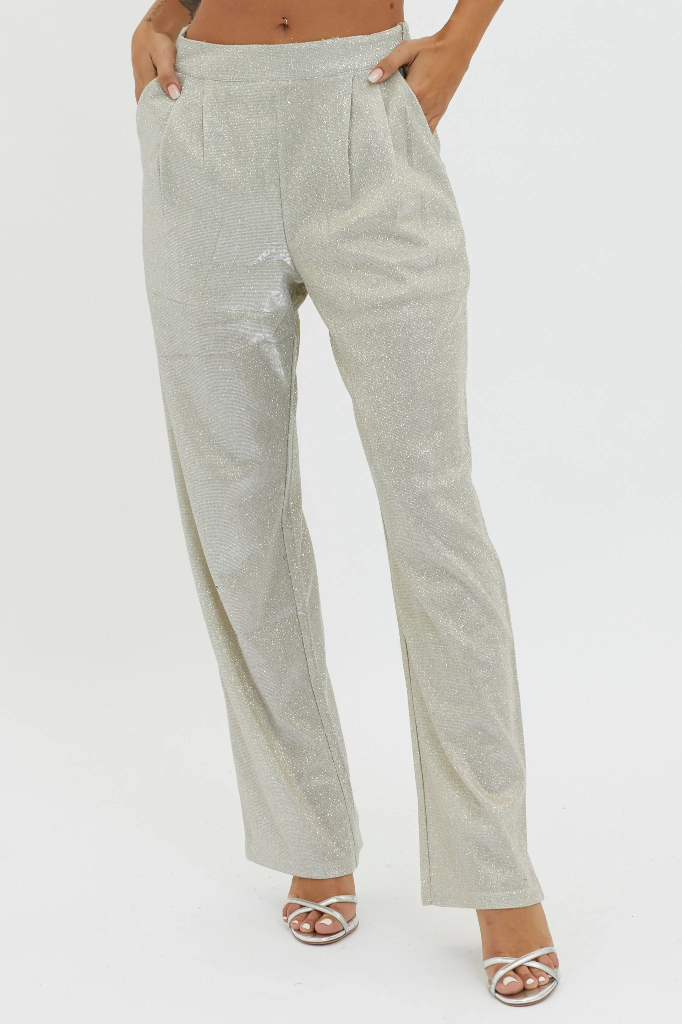 Joyeux Straight Leg Pants Champagne - Ruaus