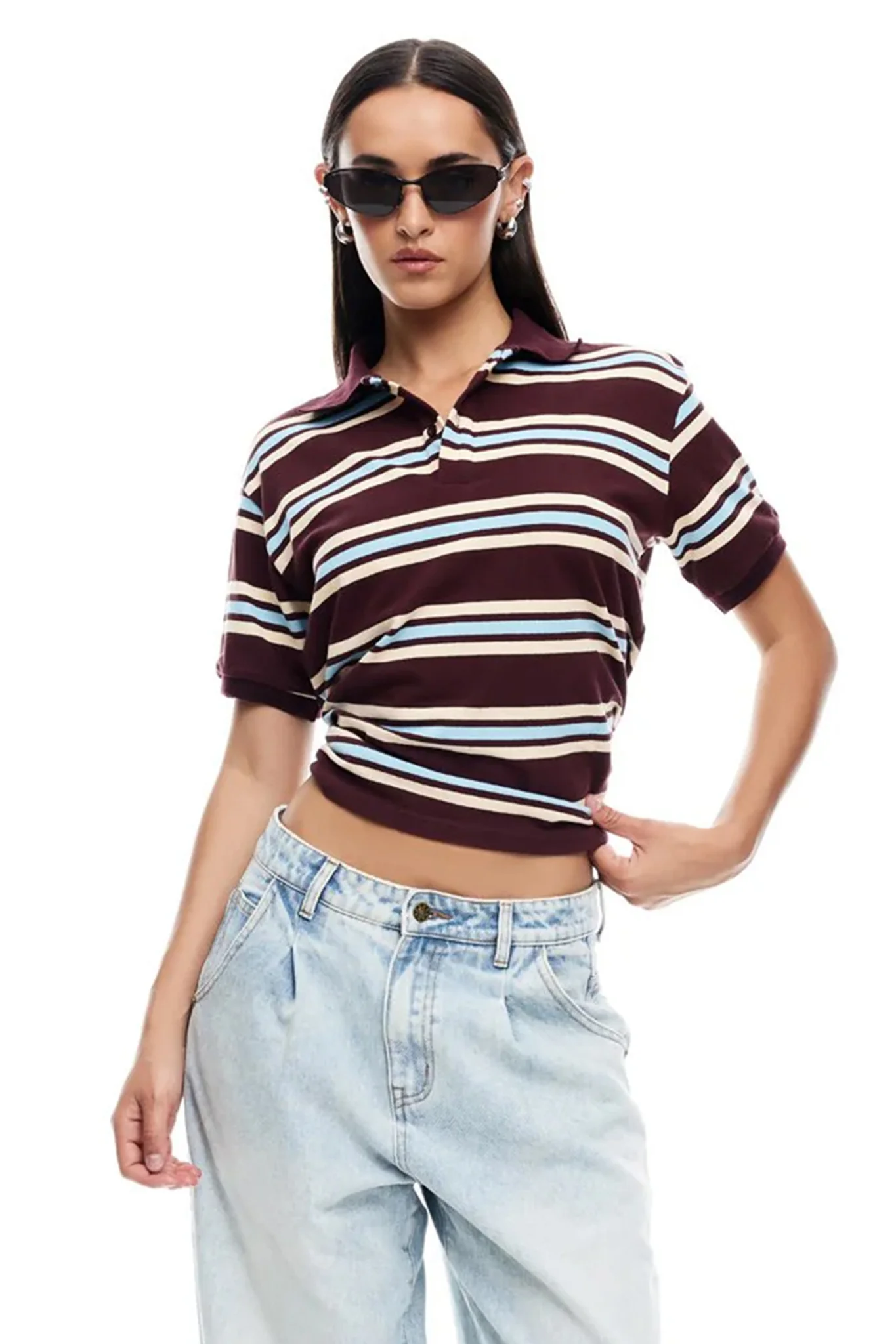 LIONESS Leisure Polo Chocolate Multi - Ruaus