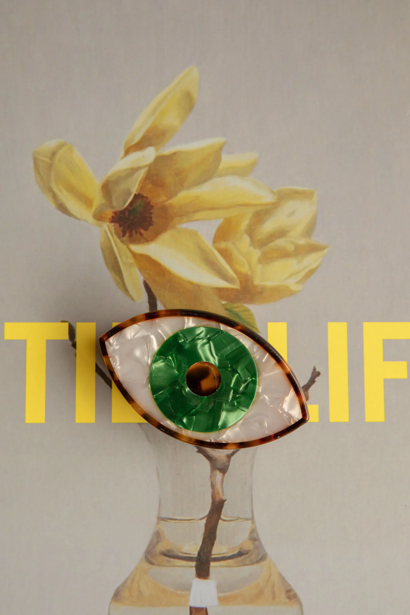 Eyes On You Hair Clip Green - Ruaus