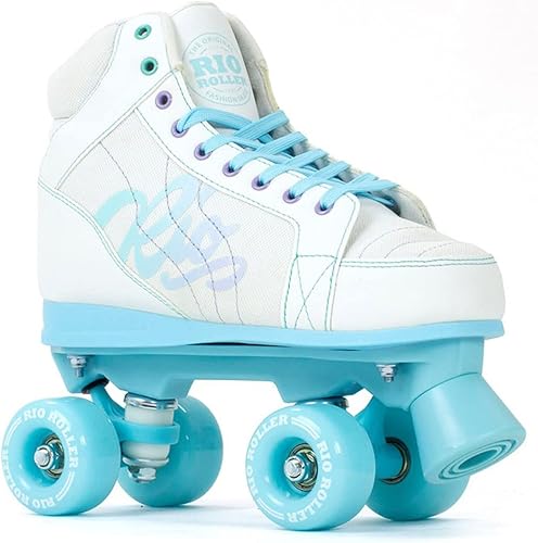 RIO ROLLER Lumina Rollschuhe weiß/blau - Ruaus