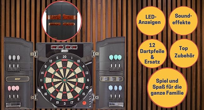 Darts, Dartpfeile, Elektronisch, Dartenscheibe