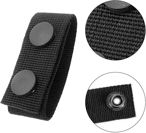 Duty Belt Keeper, Taktischer Nylon Gürtelhalter,Gürtel Keeper mit Doppelten Druckknöpfen für 2-2,25' Gürtel - Ruaus