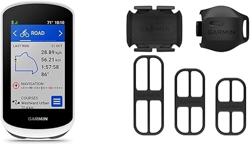 Garmin Edge Explore 2, 3-inch Bike Computer & Garmin Speed Sensor 2 & Cadence Sensor 2 - Ruaus