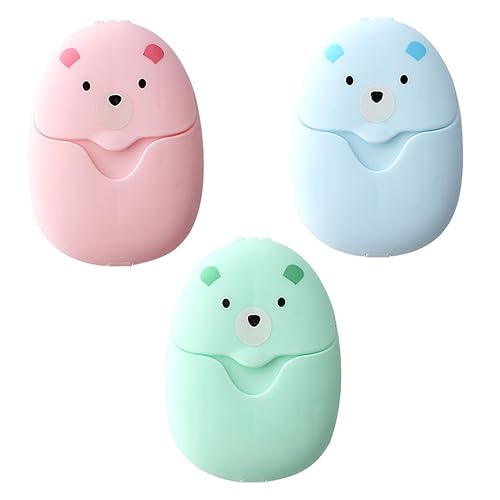 SGERUFZ 150 Stück Seifenblätter Einweg Papier Seife, Tragbar Mini Seifenblättchen Für Unterwegs Reisen Camping Zum Waschen Im Freien (3 Boxen) - Ruaus