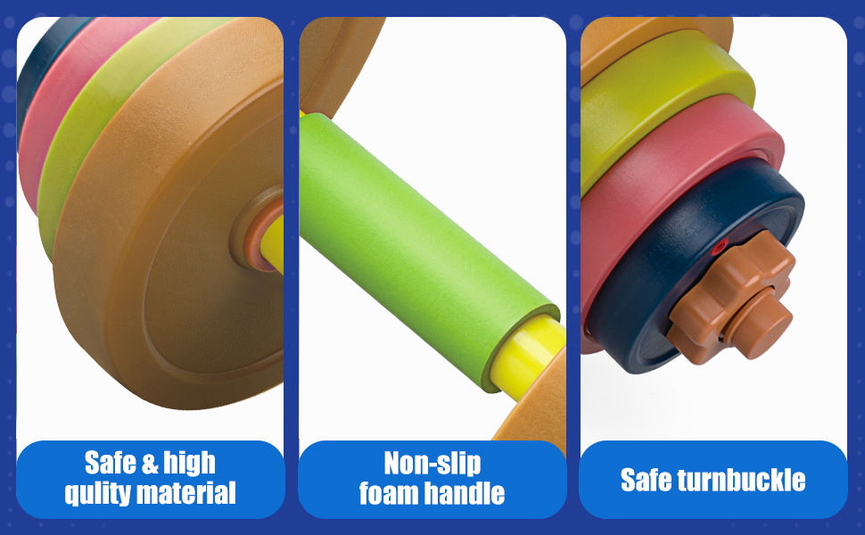 trainingsgewichte set kinder trainingsgeräte langhantel kurzhantel kleinkinder anfänger fitnessspiel