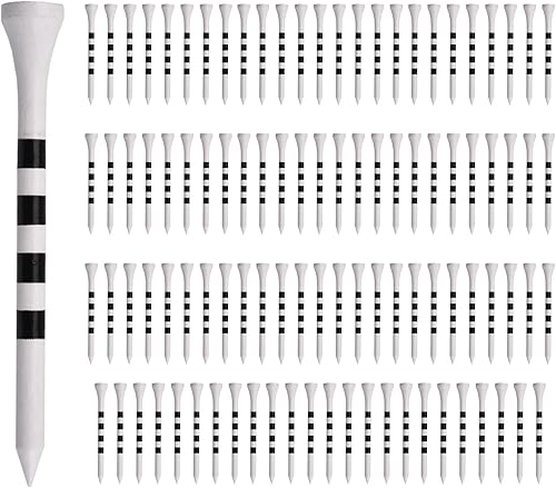 Golf-Tees aus Holz, tragbar, lang, sortiert, kreativer Ballmarker, professionelle Golf-Tees für Golftraining, Golf-Wettbewerb - Ruaus