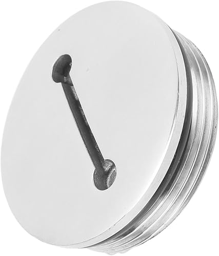 Boot Marine Tankdeckel Deck Fill Filler Bootszubehör Deck Fill Cap aus Edelstahl mit Kette Marine Hardware Zubehör - Ruaus