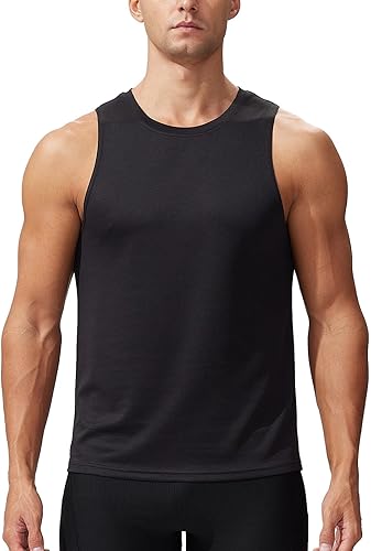 Ruowuhen Herren Tanktop Ärmellos Funktionsshirt Schnelltrocknende Tank Tops für Sport Laufen Fitness Basketball - Ruaus