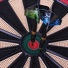 Elektronische Dartscheibe