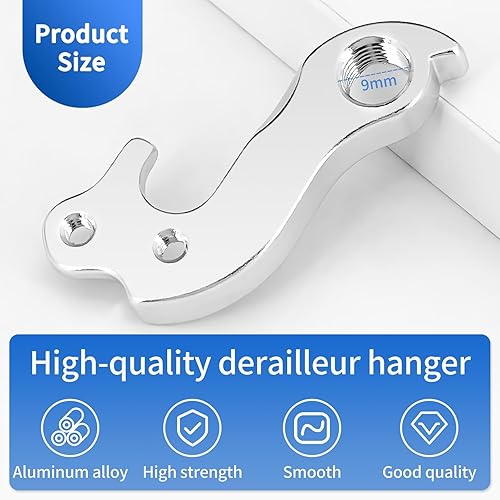 Schaltauge für Cube Fahrrad GH-085 - Fahrrad Schaltauge Fahrrad Heckhaken, Schaltauge Hinten für Fahrräder, Derailleur Hanger, Fahrradaufhängung Schalthaken mit 2 M4 Schrauben, Ersatz für MTB/Rennrad - Ruaus