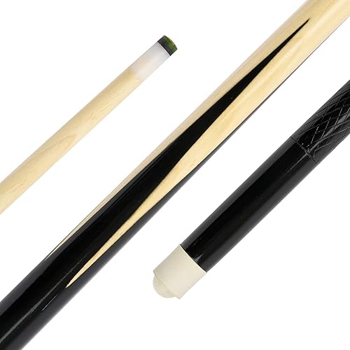 Automaten Hoffmann Billardqueue | 1- oder 2-teiliger Pool Queue | 75-140 cm Länge | Rutschfester Griff, 12 mm Schraubspitzen, 12 mm Ferrule mit 8-mm-Gewinde | Holz | Markenqualität - Ruaus