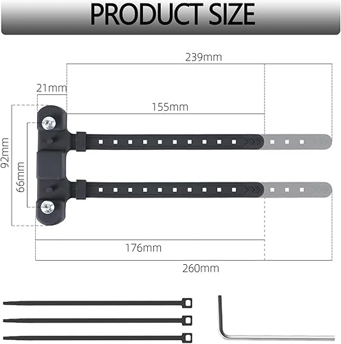Fahrrad Flaschenhalter Ohne Schrauben mit DREI Banden und Einem Schlüssel, Flaschenhalter Fahrrad Ohne Schrauben, Trinkflaschenhalter Fahrrad Ohne Schrauben, Flaschenhalter Adapter - Ruaus