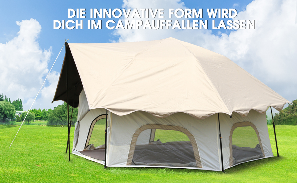 DIE INNOVATIVE FORM WIRD DICH IM CAMPAUFFALLEN LASSEN