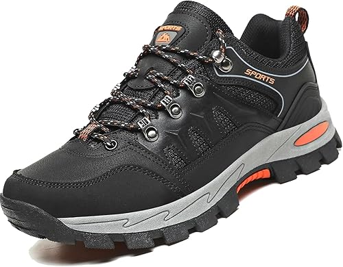 WOWEI Wanderstiefel Wanderschuhe Herren Damen wasserdichte Outdoorschuhe rutschfeste Kletterschuhe Leicht Atmungsaktiv Trekking Hiking Schuhe Wanderhalbschuhe - Ruaus