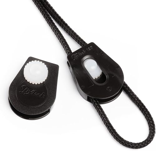 Due Emme 2M 5 Stck. Fixlock Kordelstopper CL197 mit Klemmrad für 4,5-6mm Kordel - Ruaus