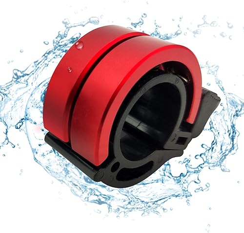 Sternstunde Fahrradklingel - Laute Aluminiumlegierung O-Design für Rennrad und Mountainbike, Zubehör für Lenker von 22 bis 24 mm - Ruaus