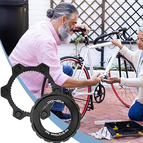 Fahrrad-Centerlock-Adapter, Centerlock Auf 6-Loch Adapter, Aluminiumlegierung Fahrradteil für 6-fach-Scheibenbremsen Mountainbikes Fahrräder & Dirtbikes - Ruaus