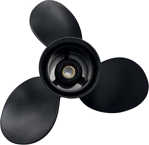 SLEIPNIR Propeller 9x10 1/2 für Mercury Außenborder 3-Blatt-Aluminiumpropeller 8 Zähne rechts OEM-Nr.: 48-828158A12 9x10,5 - Ruaus
