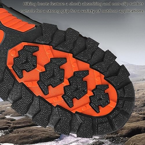 WOWEI Wanderstiefel Wanderschuhe Herren Damen wasserdichte Outdoorschuhe rutschfeste Kletterschuhe Leicht Atmungsaktiv Trekking Hiking Schuhe Wanderhalbschuhe - Ruaus