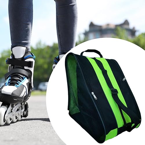QSTDGVPW Rollschuh Tasche, Aufbewahrungstasche für Rollschuhe, Tragbare Rollschuh Träger, Eislauf Tasche, Skate Tragetasche für Eiskunstlauf - Ruaus