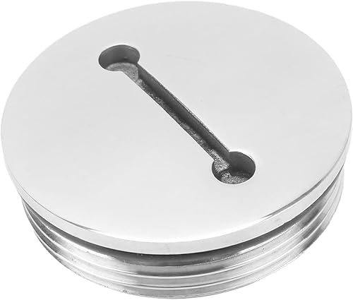 Boot Marine Tankdeckel Deck Fill Filler Bootszubehör Deck Fill Cap aus Edelstahl mit Kette Marine Hardware Zubehör - Ruaus