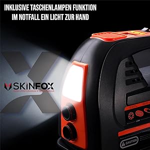 Skinfox Pumpe mit Taschenlampe