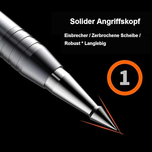 RaManda Vielseitig Abnehmbare Wanderstöcke Wild Survival Selbstverteidigung Gehstock Verstellbare Faltbar Spazierstock Leichtgewicht 7075 Aluminiumrohr mit Handyhalter - Ruaus