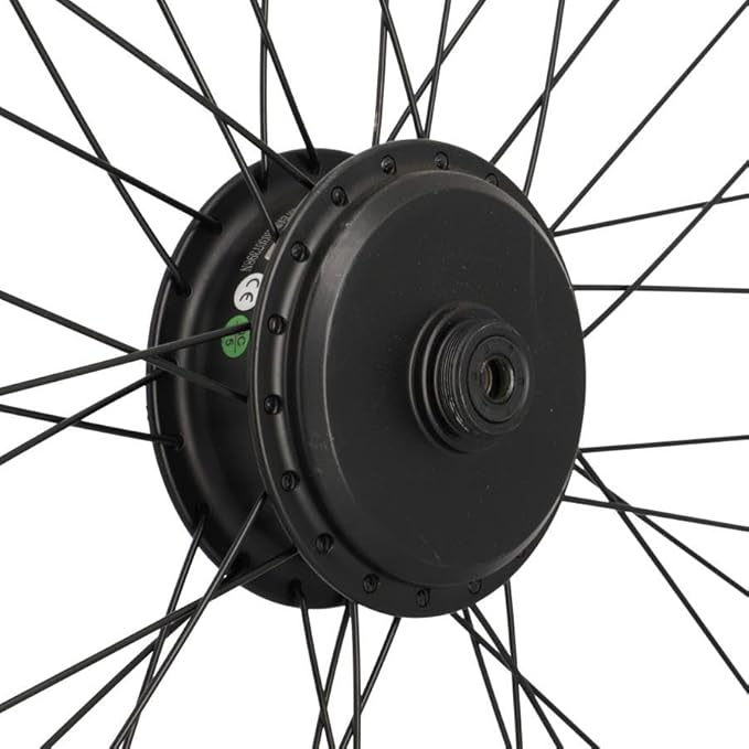 cyclingcolors 1x Fahrrad Hinterrad Felge Komplette Rand Radius Nabe für Elektrofahrrad VAE Größe 26' Ohne Motor kompatibel mit WHEELYOO 622 - Ruaus